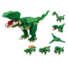 Statybiniai blokeliai Dinozauras Lean Toys 6in1, 1000 d.