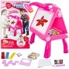 Lean Toys Piešimo lenta/projektorius, rožinė