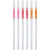 Lean Toys Fluorescentinės šviečiančios šiaudeliai su judančiu švytėjimu, vakarėliams, 21,5 cm
