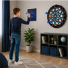 Lean Toys Tarcza Do Darta Soft Tip Rzutki Gra Zręcznościowa Towarzyska Rinkinys 42,5 cm