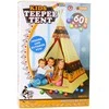 Lean Toys Tent Teepee Indian Tipi Žaidimų namelis + 60 kamuolių