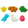 Lean Toys Dinozaurų Motyvo Smėlio Žaislų Komplektas su Laistytuvu
