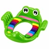 Lean Toys Deska Nakładka Toaletowa Dla Dzieci Miękkie Siedzisko Uchwyty Zielona