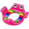Lean Toys Vaikiškas tualeto sėdynės įdėklas su minkšta sėdyne ir rankenomis, rožinis, 38 × 35 cm