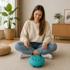 Lean Toys Plieninis liežuvinis būgnas turkio spalvos