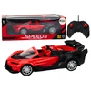 Lean Toys Nuotoliniu būdu valdomas sportinis automobilis RC 1:18, raudonas