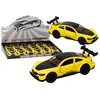 Lean Toys Geltonas sportinis automobilis 1:32 su trinties pavara
