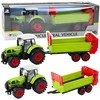 Lean Toys Didelis traktorius su priekaba ir judančiais elementais