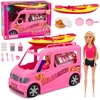 Lean Toys Lėlė su kemperiu ir baidare