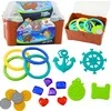 Lean Toys Vandens žaidimų lobio dėžutė 21 dalių