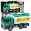 Lean Toys Žalias žaislinis sunkvežimis su vandens funkcija ir šviesomis