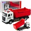 Lean Toys Žaislinis sunkvežimis su metaline kabina ir garsais