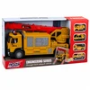 Lean Toys Sunkvežimis su kranu geltonas