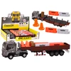 Lean Toys 1:24 Sunkvežimis su Priekaba ir Garso Efektais