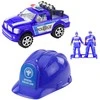 Lean Toys Gaisrininko Žaidimų Rinkinys su Priekaba