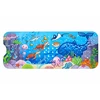 Lean Toys Neslystantis vonios kilimėlis su siurbtukais, įvairiaspalvis, 100 × 40 cm