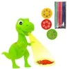 Lean Toys Vaikiškas projektorius-dinozauras su 18 raštų