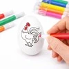 Lean Toys Jajka Velykiniai putplasčio kiaušiniai dažymui Žymekliai Žymekliai Gaidžiai 6 vnt.