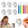Lean Toys Jajka Velykiniai putplasčio kiaušiniai dažymui Žymekliai Žymekliai Višta 6 vnt.