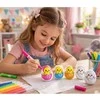 Lean Toys Velykiniai putplasčio kiaušiniai, skirti dažyti žymeklius Vištiena kiaušinyje 6vnt
