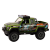 Lean Toys Mašinėlė Off-Road Hunting Car Hunter Dinosaur Lights Sounds Žalias