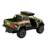 Lean Toys Mašinėlė Off-Road Hunting Car Hunter Dinosaur Lights Sounds Žalias