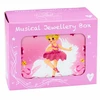 Lean Toys Muzikinė papuošalų dėžutė rožinė