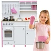 Medinė vaikų virtuvėlė su priedais Lean Toys