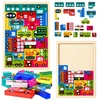 Lean Toys Medinė dėlionė 23 vnt.