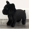 Lean Toys Pliušinis žaislas - juodas šuniukas, 19 cm