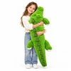 Lean Toys Pluszowy Krokodyl Maskotka Przytulanka Obciążeniowe Łapki Žalias 120 cm