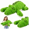 Lean Toys Pluszowy Krokodyl Maskotka Przytulanka Obciążeniowe Łapki Žalias 75 cm