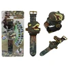 Išmanusis laikrodis Lean Toys 3D Projekcinis laikrodis vaikams Tyrannosaurus Rex 22cm