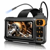 Lean Wired Endoscope Inspection Camera 8 LEDs LCD 4.3'' IP67
