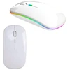 Lean Belaidė ergonominė balta pelė