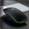 Lean Juoda belaidė ergonominė pelė su reguliuojamu DPI
