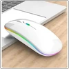 Lean Belaidė ergonominė balta pelė