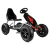 Lean Cars Gokartas su pedalais B012, juodas, 134x72x91 cm