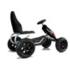 Lean Cars Gokartas su pedalais B012, juodas, 134x72x91 cm