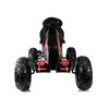 Lean Cars Gokartas su pedalais B012, juodas, 134x72x91 cm