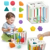 Lean Toys Lankstus Sensorinis Kubas Vaikams