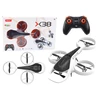 Lean Toys Nuotoliniu būdu valdomas dronas X38 SYMA baltas