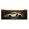 Rastar Nuotolinio Valdymo Audi R8 Sportinis Automobilis 1:18, Baltas