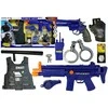Lean Toys Policijos žaidimų rinkinys su M4 automatu