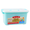 Dėlionė Lean Toys Kinetinio Smėlio Rinkinys 3kg su Formelėmis ir Pripučiama Lenta