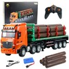 Huina Nuotoliniu būdu valdoma medienos pervežimo mašina HUI NA TOYS 9CH 1:18