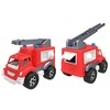 Technok Gaisrinis automobilis Ladder Helmet Firefighter, raudonas