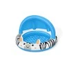 Bestway Bestway 52559 Pripučiamas baseinas su stogu ir pumpuojamu dugnu Zebra 97cm x 66cm