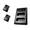 2x Nikon EN-EL14 akumuliatorius 1200 mAh+ dvigubas pakrovėjas