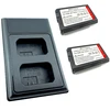 2x Sony NP-FW50 akumuliatorius 2000 mAh+ dvigubas pakrovėjas